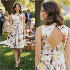 Hunter Bell "Kukka" Floral Tea Dress